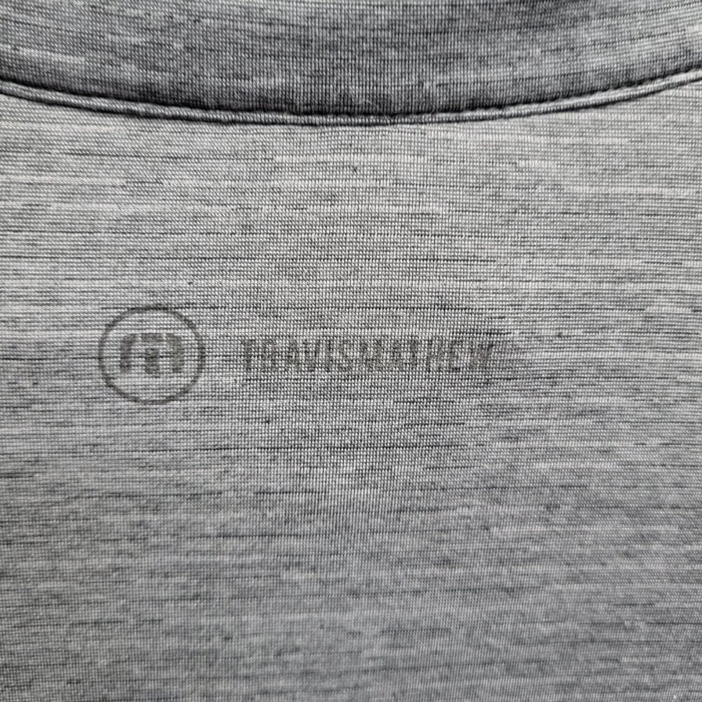 Travis Mathew 1/4 Zip Pullover Mens Large Gray Shirt Performance Golf Stretch - Picture 3 of 7